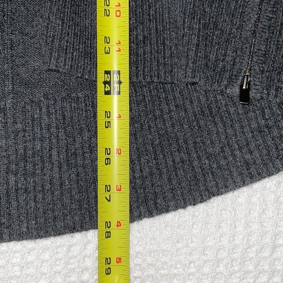 Banana Republic Women’s Open Cardigan Sweater w/ Side Zips. Grey. XS - Picture 15 of 16